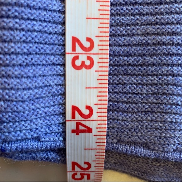 CROFT & BARROW. NWT. Long sleeve rayon top. Size XL. Bleached denim blue… - Picture 7 of 9